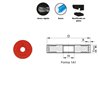 Pendular plane grinding VIB STAR CBN Resin for high alloy steels and high speed steels