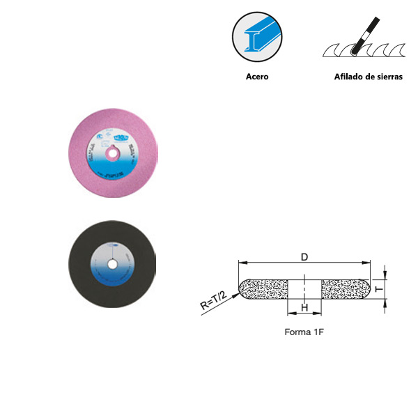 Grinding tools for chain saw sharpening machines Grinding tools for chain saw sharpening machines