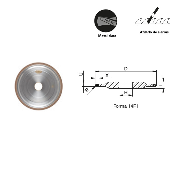 Ceramic bonded and synthetic resin bonded profile grinding wheels for tungsten carbide and high speed steel Ceramic bonded and synthetic resin bonded profile grinding wheels for tungsten carbide and high speed steel
