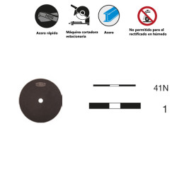 Disques à tronçonner pour la coupe et l'affûtage des scies en acier et HSS