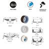 Conventional dry grinding ceramics for low alloy and non-alloy steels, high alloy steels and high speed steels