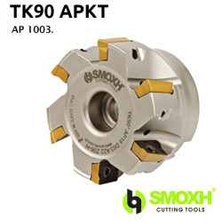 Fraise à équarrir TK90 APKT 1003 ISO...adaptable AP... 1003