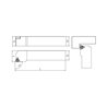 Lathe Tool Holder STJC 93º Exterior
