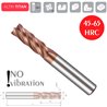 End Mill Solid Carbide 4 Flutes Long Serie Coating ACH 45-65 HRC Variable Helix 35º/38º  with Antivibration Reinforced Cutting