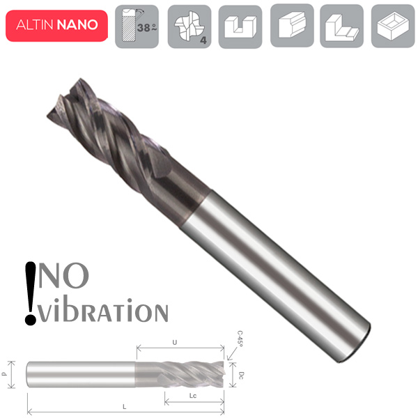Z4 Hyperlink. Unequal Helix Angles 35º-38ª Reduced Neck Economy Z4 Hyperlink. Unequal Helix Angles 35º-38ª Reduced Neck Economy