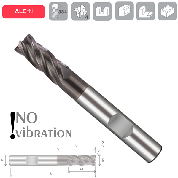 Z4 Hyperlink Plus. Unequal Helix Angles 35º-38ª | Weldom Din6535 | Multipurpose | Premium Z4 Hyperlink Plus. Unequal Helix Angles 35º-38ª | Weldom Din6535 | Multipurpose | Premium
