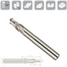 Z2 Ball Nose Aluminium End Mill Uncoated Long Series