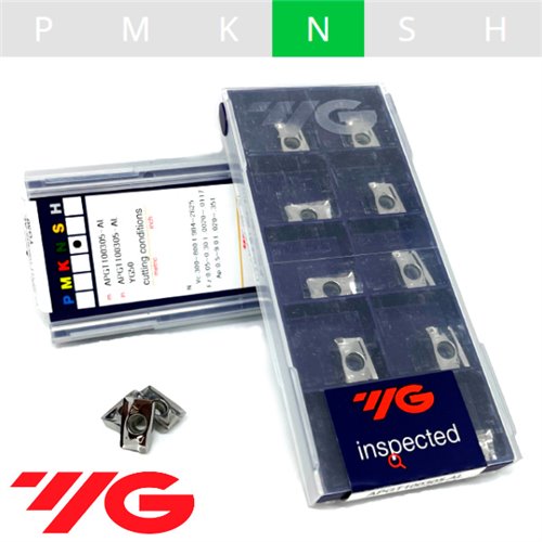 YG-1 APGT... AL Placa de Fresar para Aluminio y Plásticos