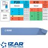 Izar Portaherramientas Soldadas de Widia ISO 1 para Torneado Cilindrado