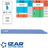 Izar External Threading Brazed Turning Tool Widia ISO 12