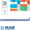 Izar Internal Undercutting Brazed Turning Tool Widia ISO 11