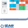 Izar Portaherramientas Soldadas de Widia ISO 13 para Roscado Interior