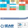 Izar Portaherramientas Soldadas de Widia ISO 9 para Cilindrado Interior