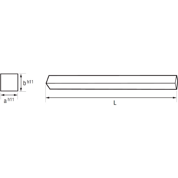 Square Turning Cobalt Blades 10% DIN4964B Izar