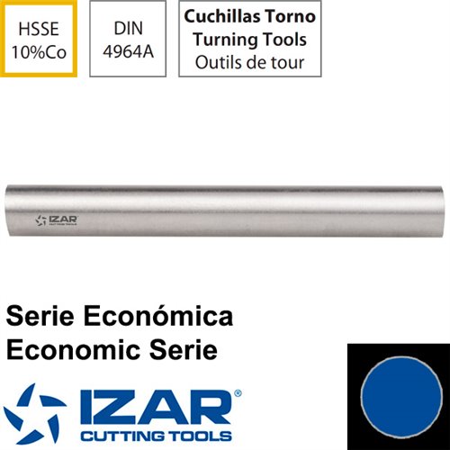 Cuchillas Redondas de Cobalto 10% Para Torno DIN4964A Izar