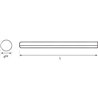 Outil de tour rond cobalt 10% DIN4964A Izar