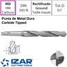 Carbide Tipped Morse Taper Shank Drill Bit Jobber Series Izar