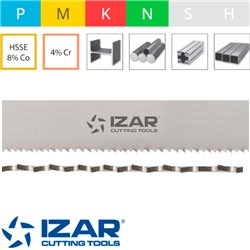 IZARPLUS HSSE 8% Co + 4% Cr Band Saw Blade