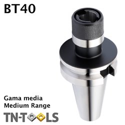 Cono Roscador BT40 de cambio rápido en pinzas para machos sin embrague Gama Media