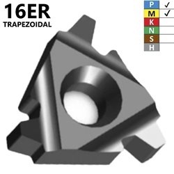 Placas de Roscado 16ER Trapezoidales (1,5-3,0) Recubrimiento TIN