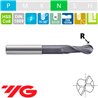 YG-1 HSSCo8 2 Flute Long Length Ball Nose