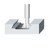 HSS-E Bits Angulaires Type A, C et E Fraises HSS-E