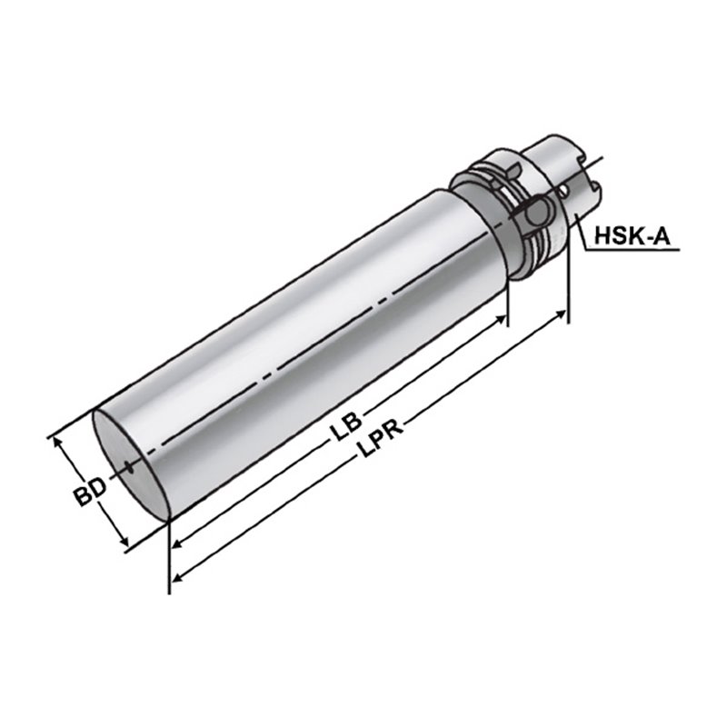 Boring Bar Blank HSK-A