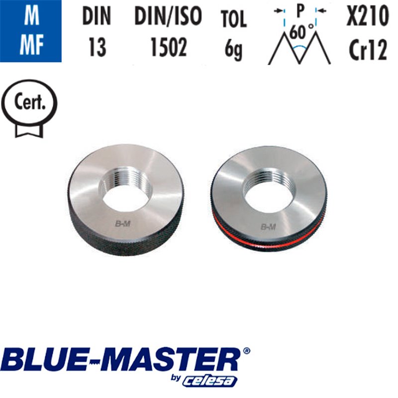 Rings M/MF Thread Gauges Rings M/MF Thread Gauges