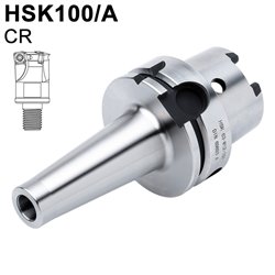 Cono Portafresas HSK100 A para Cabeza Roscada
