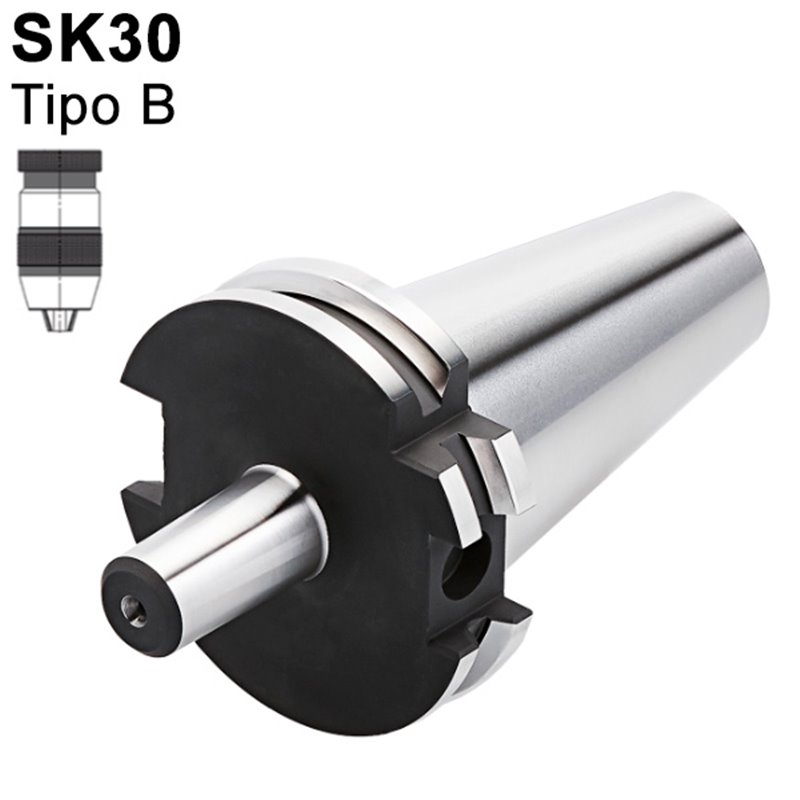 Drill chuck adaptor SK30 Medium Range Drill chuck adaptor SK30 Medium Range