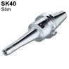 Hydraulic expansion chucks slim design SK40 Medium Range