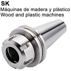 Collet chucks ER without drive slots SK Medium Range