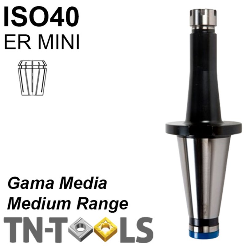 ER MINI Collet Chuck DIN2080 ISO40 Medium Range ER MINI Collet Chuck DIN2080 ISO40 Medium Range
