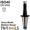 ER MINI Collet Chuck DIN2080 ISO40 Medium Range