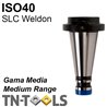 Collet Chuck DIN2080 ISO40 Side Lock End Mill Holders Medium Range