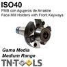 Face Mill Holders DIN2080 ISO40 with Front Keyways and Drive Holes Medium Range