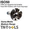 Face Mill Holders DIN2080 ISO50 with Front Keyways and Drive Holes Medium Range