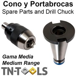 Cono y Portabrocas de Recambio DIN2080 Gama Media