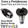 Spare Drill Chuck Heads and Spare Parts DIN2080 Medium Range