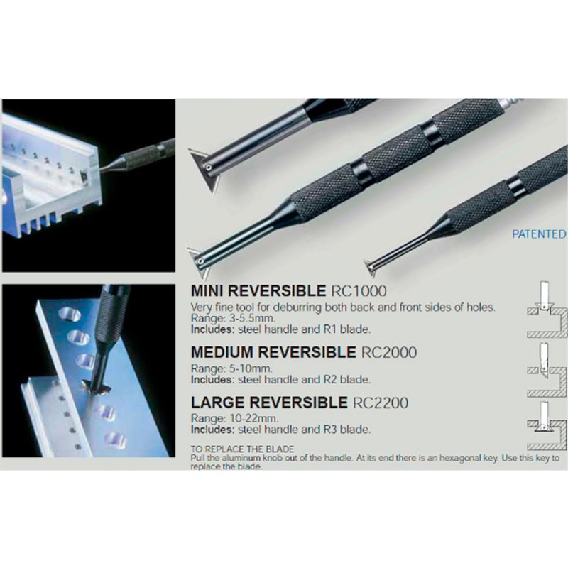 NOGA Reversible Tool Holder Sets & Blades