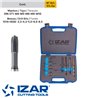 Set of Taps and Drill Bits Alloy Materials Through Hole