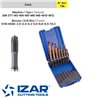 Through Hole INOX Taps and Drill Bits Set