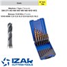Blind Hole INOX Taps and Drill Bits Set