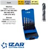 Set of Blind Hole Taps and Drill Bits Reinforced Handle
