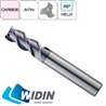 Fresa Metal Duro 3 Cortes AlTiN HRc30-50