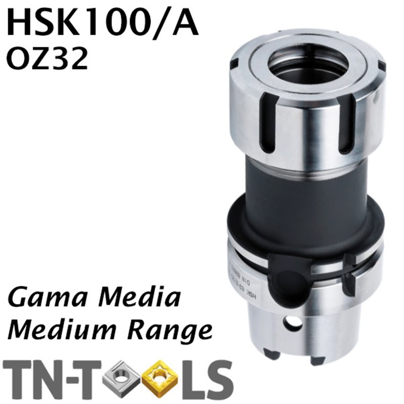Collet Chucks HSK100/A OZ32 DIN69893 Medium Range