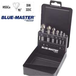 Set de Avellanadores 90º HSSCo DIN335C Blue-master