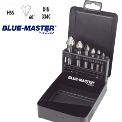 Set de Avellanadores 60º HSS DIN334C Blue-master