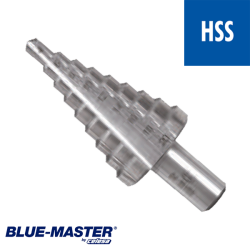 Brocas Escalonadas HSS Blue-Master Serie Corta