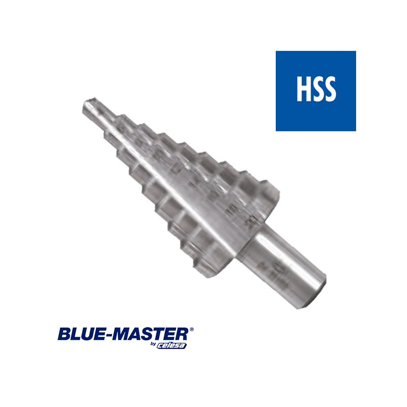 Brocas Escalonadas HSS Blue-Master Serie Corta Brocas Escalonadas HSS Blue-Master Serie Corta